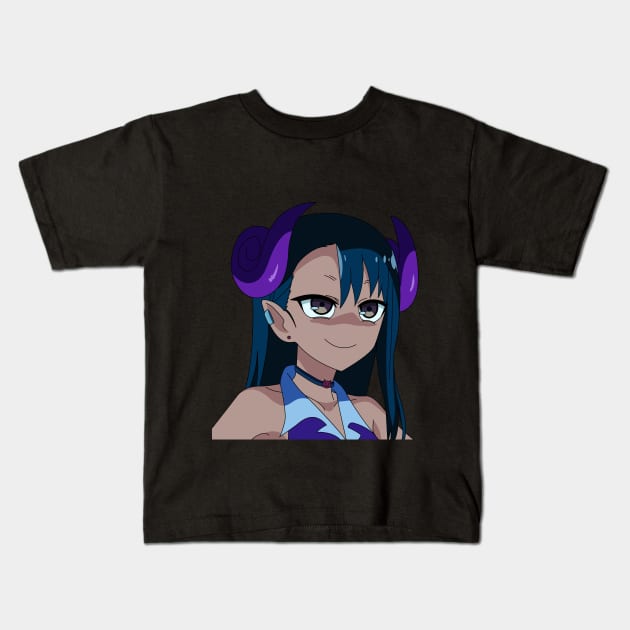 Nagatoro Demon Queem Kids T-Shirt by MigiDesu